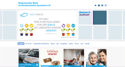 Desktop Screenshot of diakonie-auerbach.de